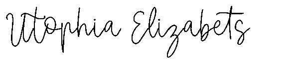 Utophia Elizabets字体