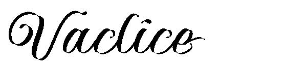 Vaclice字体
