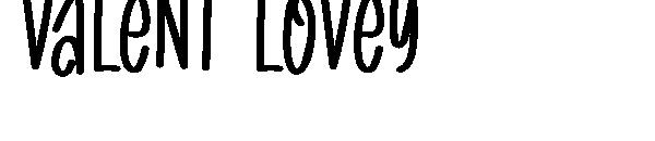 VALENT LOVEY字体