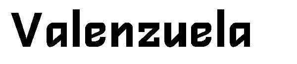 Valenzuela字体