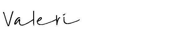Valeri字体