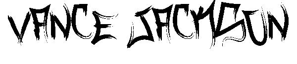 Vance Jackson字体