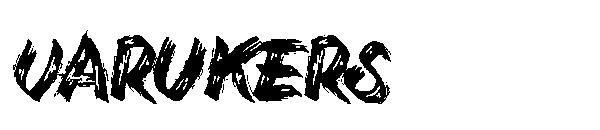 Varukers字体
