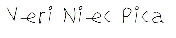 Veri Niec Pica字体