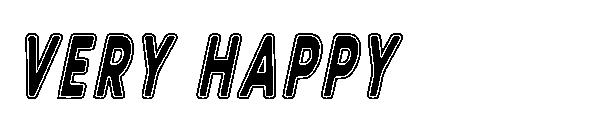 VERY HAPPY字体