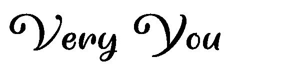 Very You字体