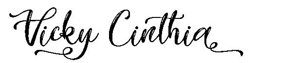 Vicky Cinthia字体