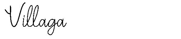 Villaga字体