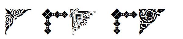 Vintage Decorative Corner_42字体