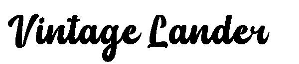Vintage Lander字体