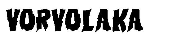 Vorvolaka字体