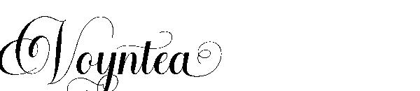 Voyntea字体