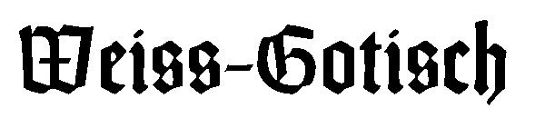 Weiss-Gotisch字体