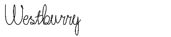Westburry字体