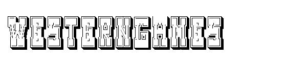 Westerngames字体