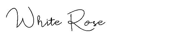 White Rose字体