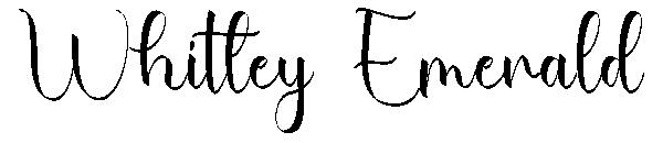 Whitley Emerald字体