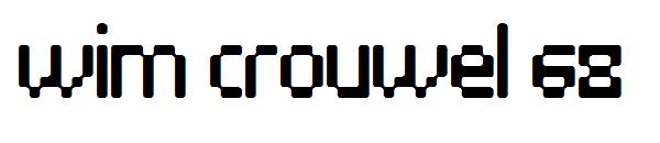 Wim Crouwel 68字体