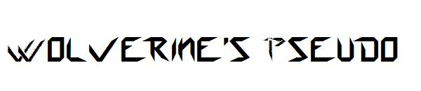 Wolverine's Pseudo字体