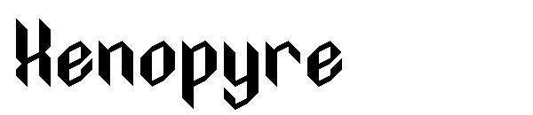 Xenopyre字体