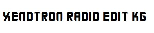 Xenotron Radio Edit KG字体