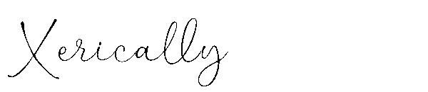 Xerically字体