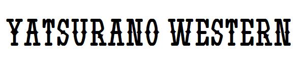 Yatsurano Western字体