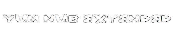 yum nub extended字体