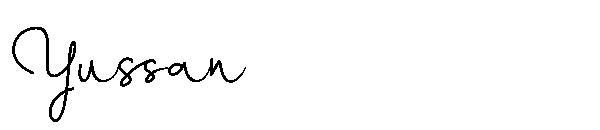 Yussan字体