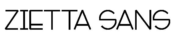 Zietta Sans字体