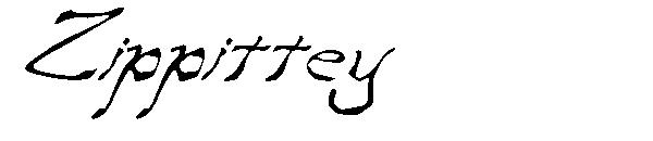 Zippittey字体