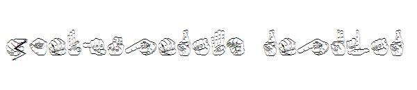 zoefingerabc Regular字体