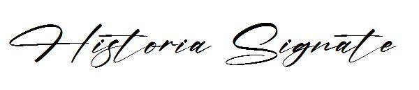 Historia Signate