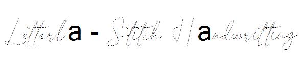 Letterla - Stitch Handwritting