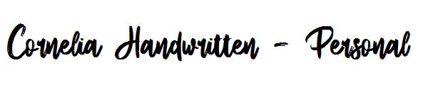 Cornelia Handwritten - Personal
