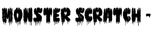Monster Scratch -
