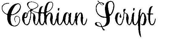 Certhian Script