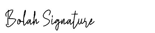 Bolah Signature