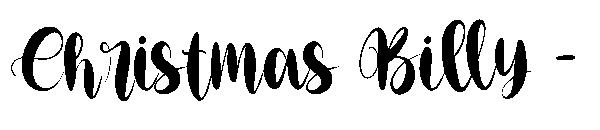 Christmas Billy -