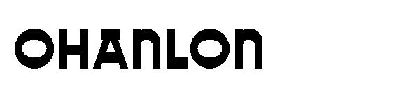 ohanlon字体