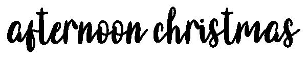 afternoon christmas