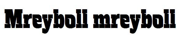 Mreyboll mreyboll字体