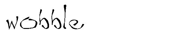 Wobble字体