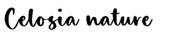 Celosia nature字体