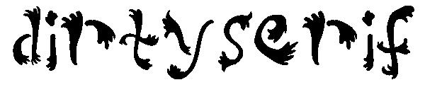 DirtySerif字体