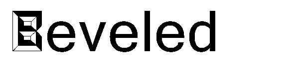 Beveled字体