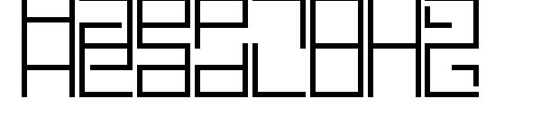 Headlong字体