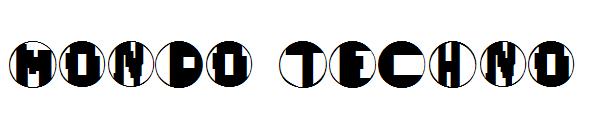 Mondo Techno字体