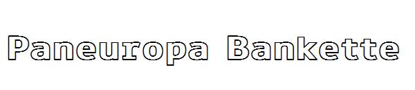 Paneuropa Bankette字体