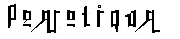 Peacetiqua字体